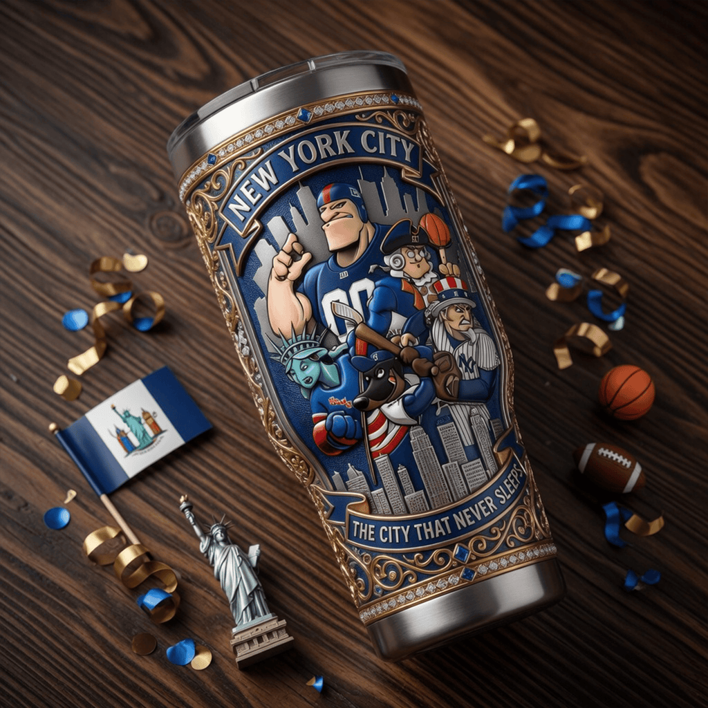 Premium NYCS 40oz Tumbler With Handle LNTH