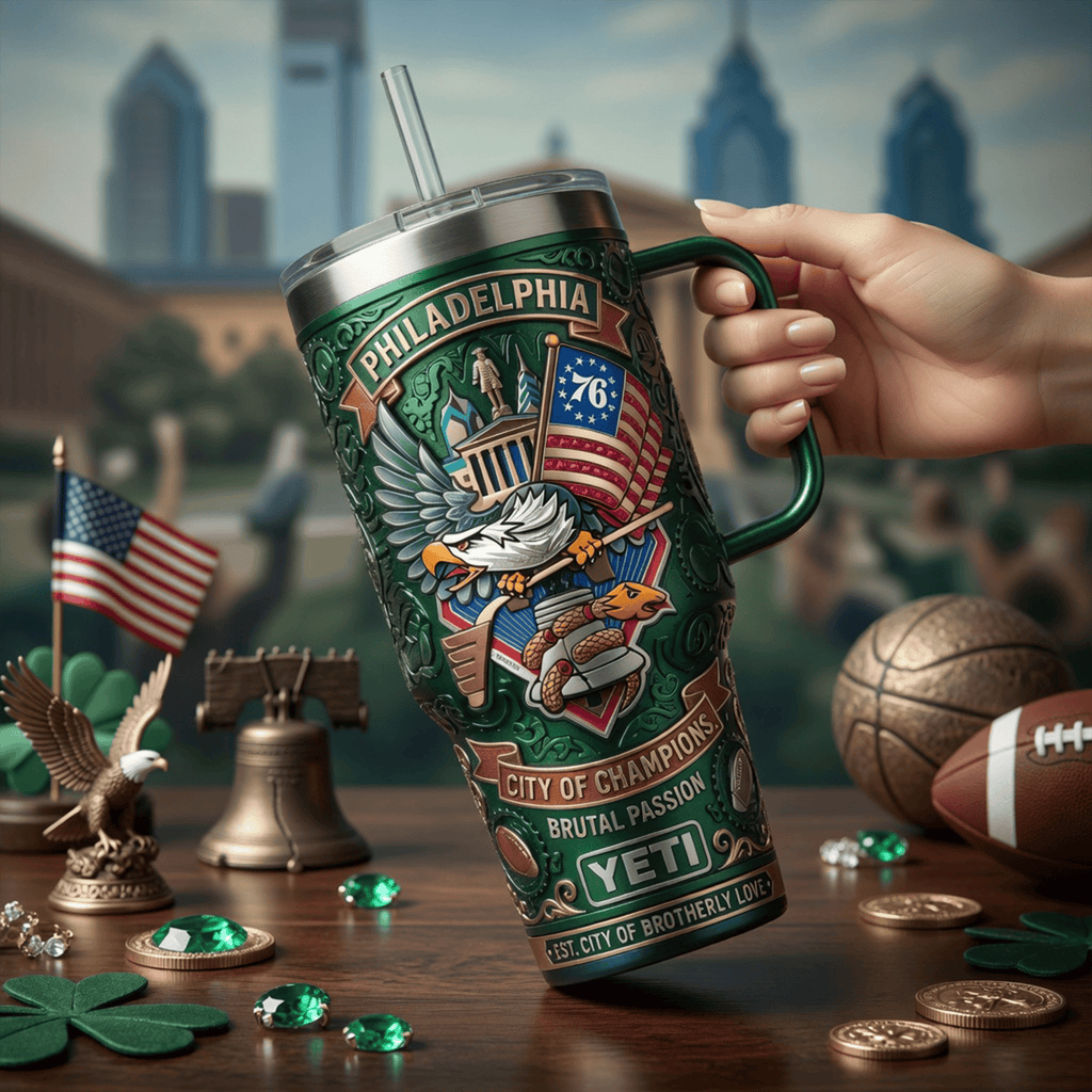 Premium PLDE 40oz Tumbler With Handle LNTH