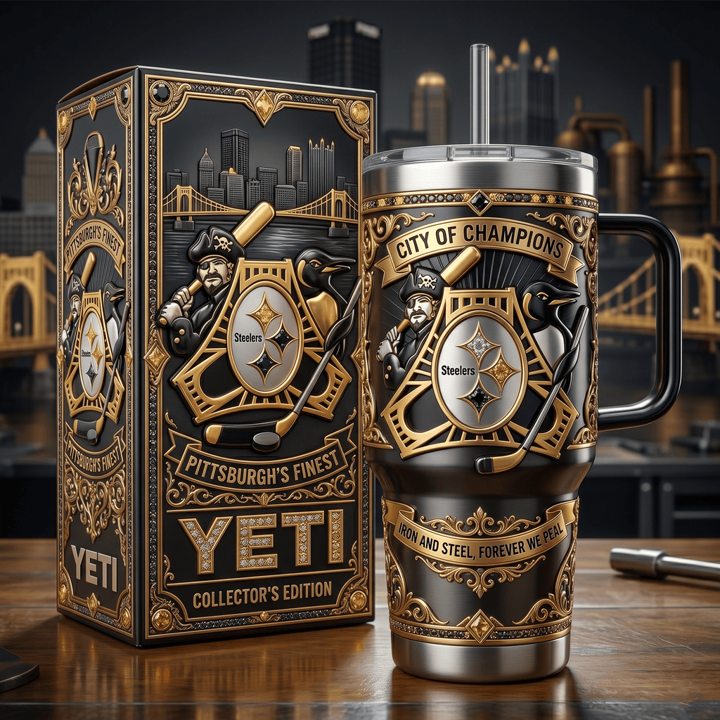 Premium PTBG 40oz Tumbler With Handle LNTH